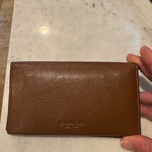 Coach Brown Leather Wallet